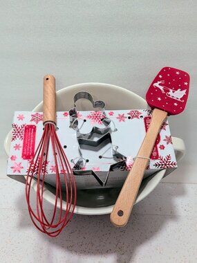 🎄 NEW The Bakeshop by Master Class 5-Pc Holiday Baking Set 🧑‍🎄